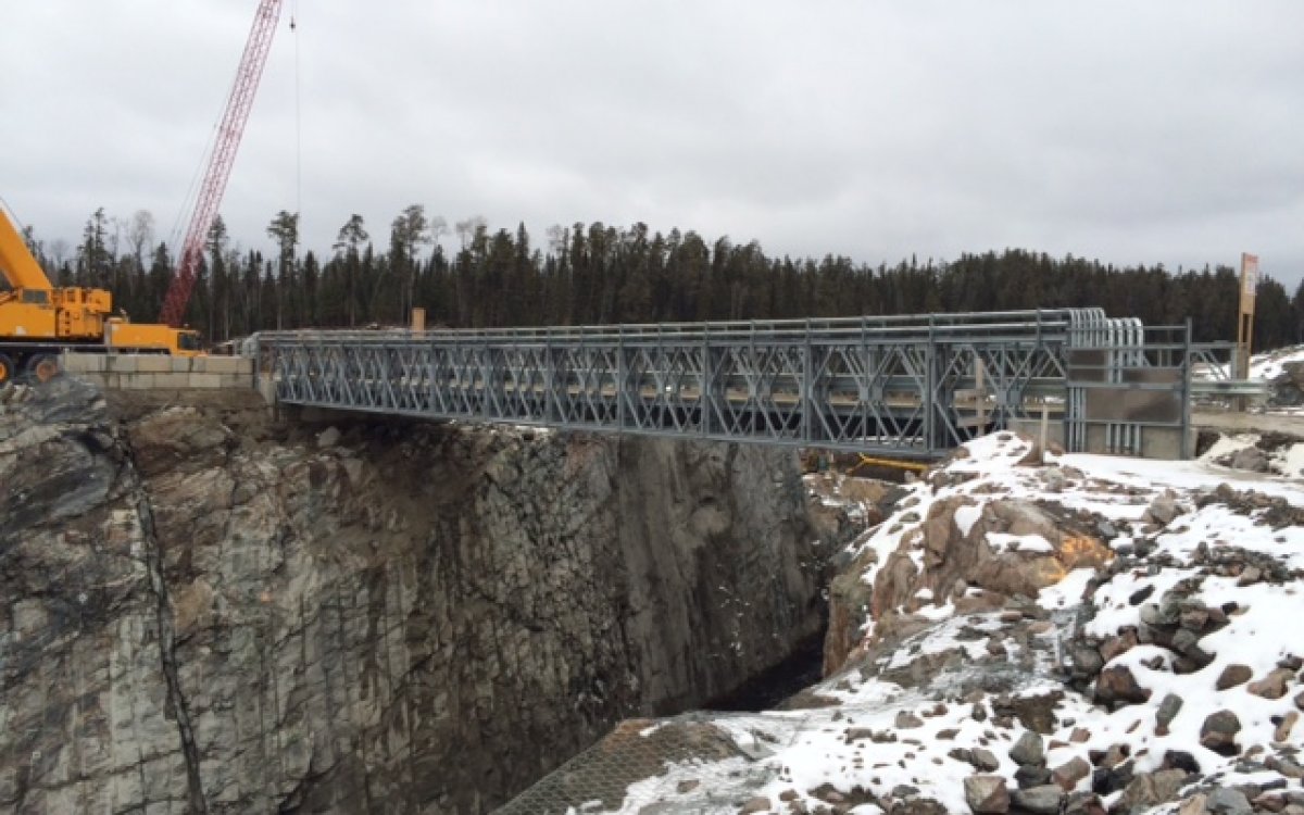 Six Bridges for the White River Hydro Project