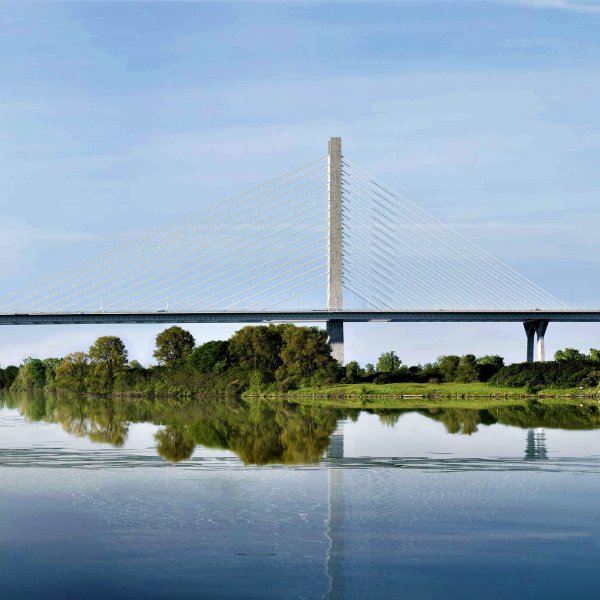 Nuevo Puente Champlain sobre el Río San Lorenzo