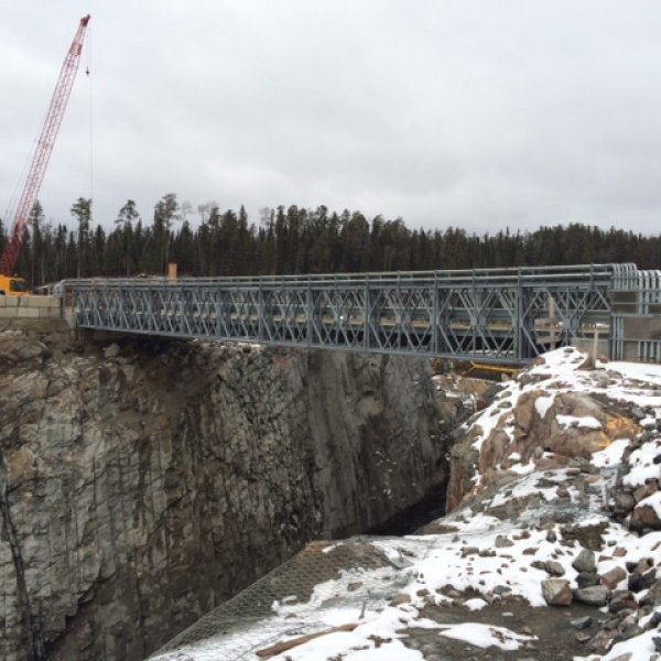 Six Bridges for the White River Hydro Project