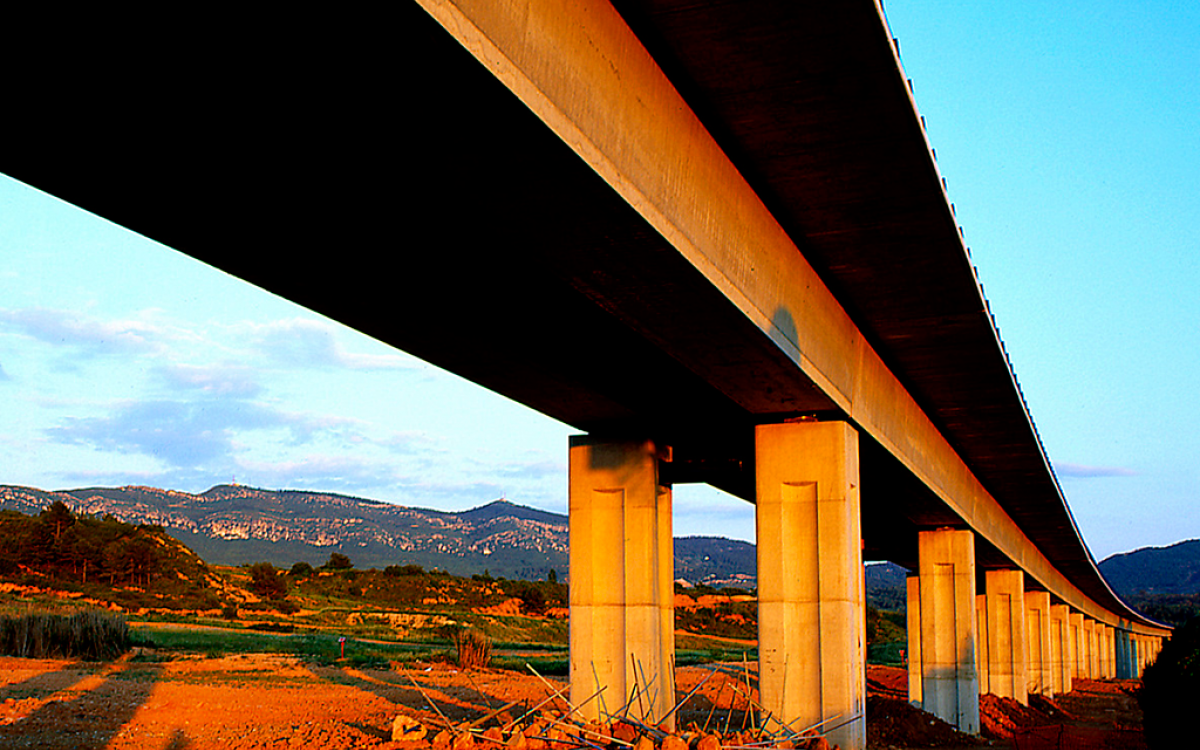 Montblanc HSR Viaducts over the Anguera River