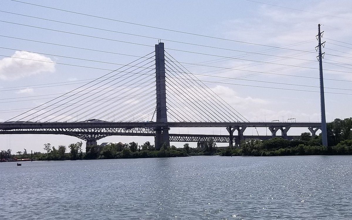 New Champlain Bridge over the Saint Lawrence