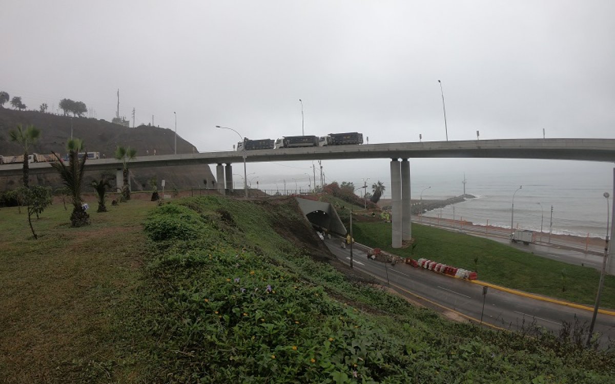Armendariz Viaduct in Lima